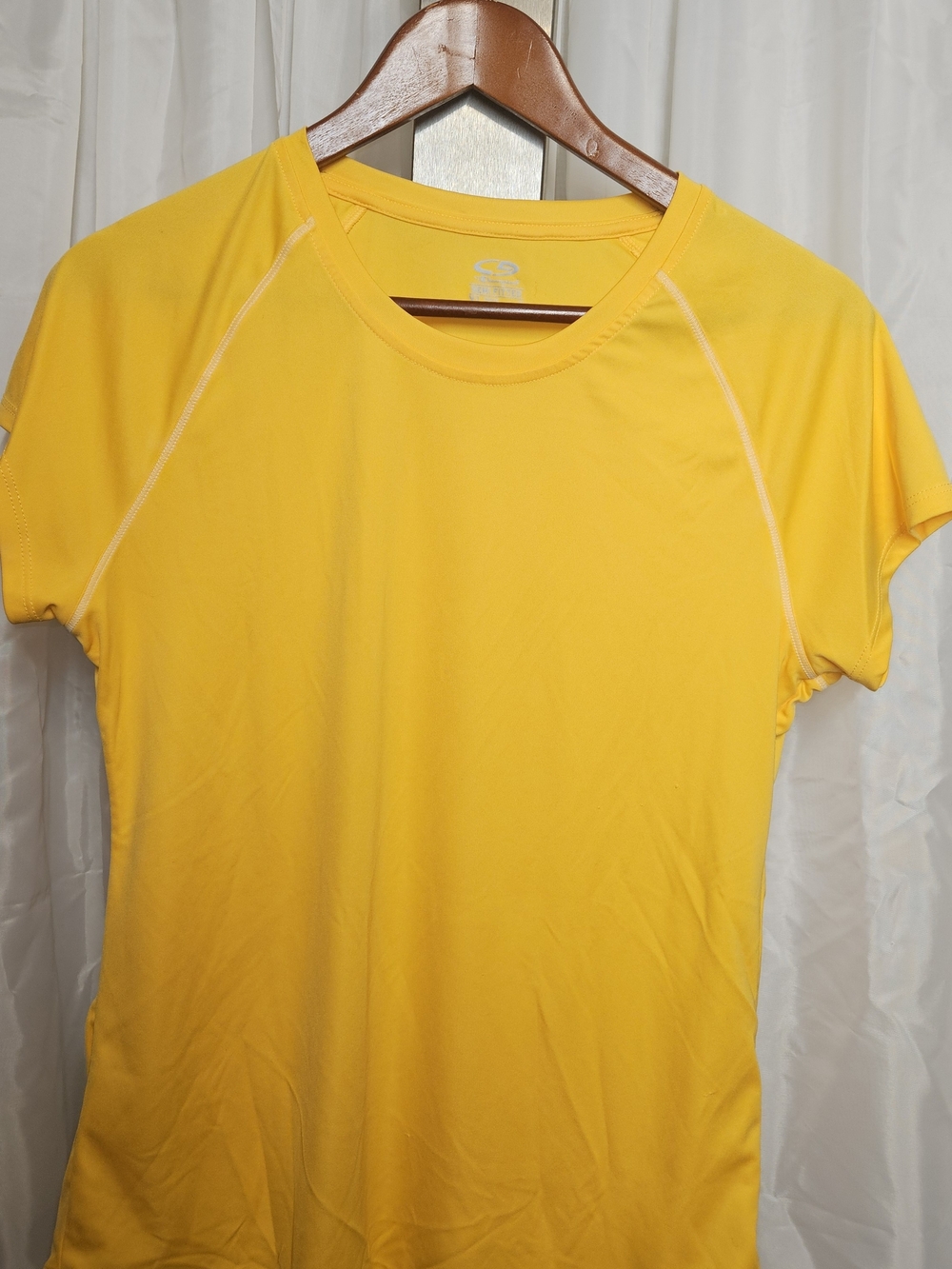 Champion Women's Short-Sleeve Semi- Fitted Performance Tee - Yellow
